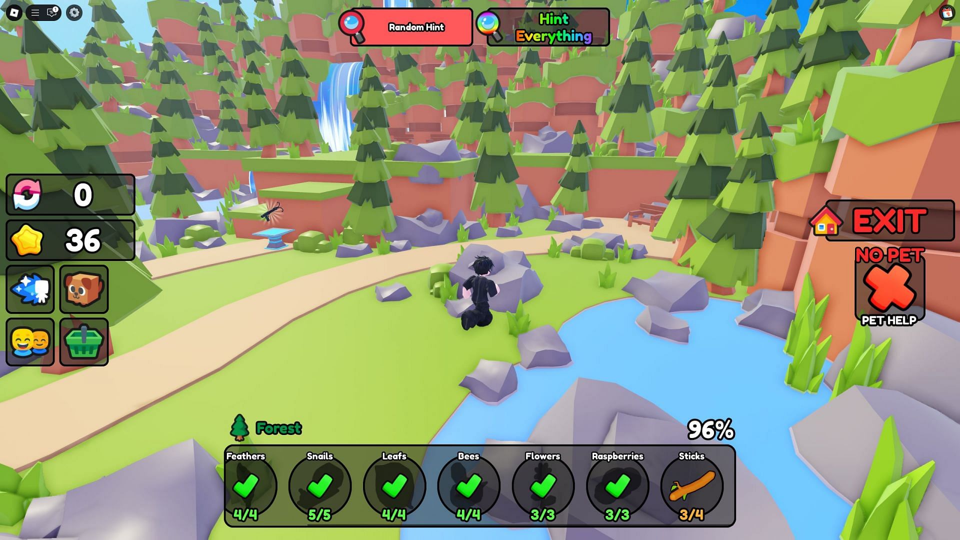 Gameplay screenshot from Find Things (Image via Roblox)